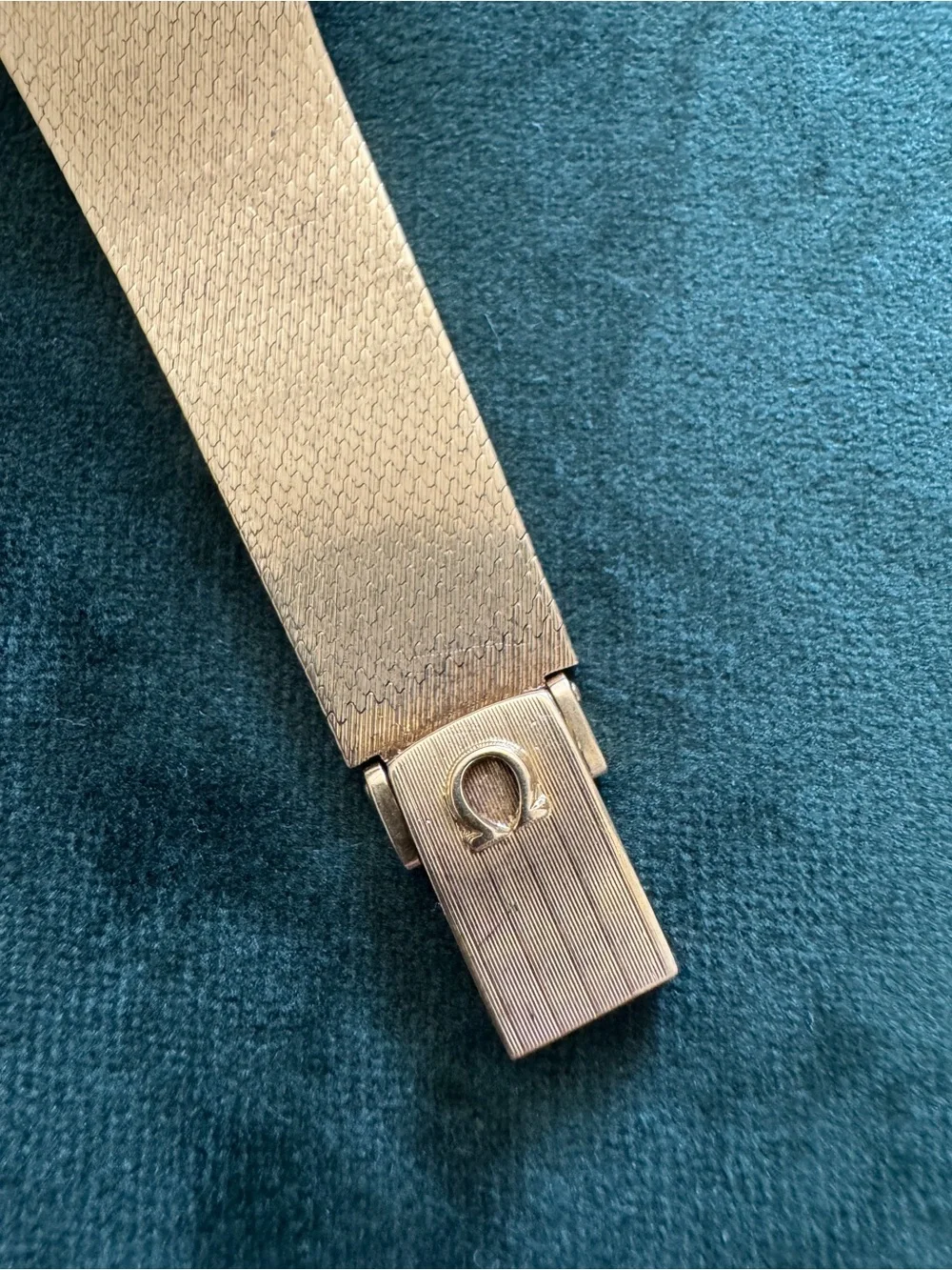 Vintage Omega De Ville Vintage Square Gold Tone Watch - Solid Gold